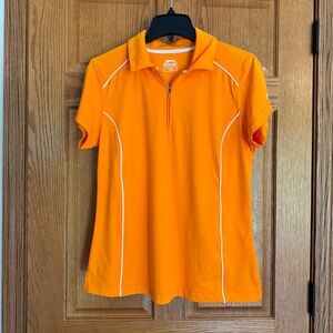 Slazenger Orange Fitted Polo Jersey